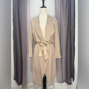 All Saints Stylish Tan Belted Jacket